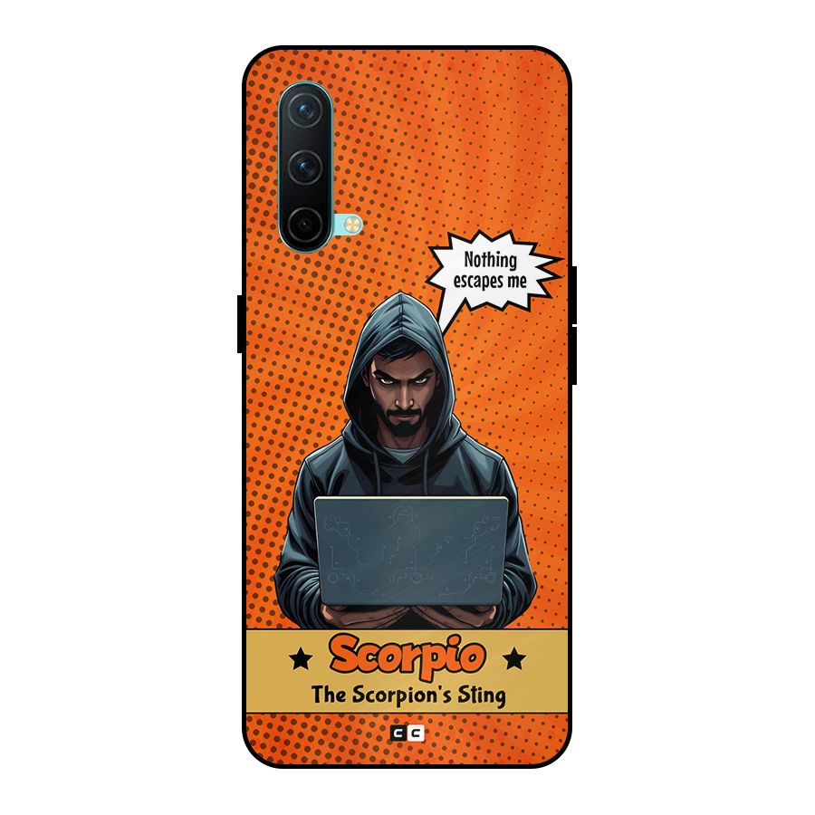 Scorpio Warning Metal Back Case for OnePlus Nord CE 5G