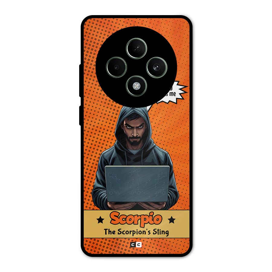 Scorpio Warning Metal Back Case for Oppo F27