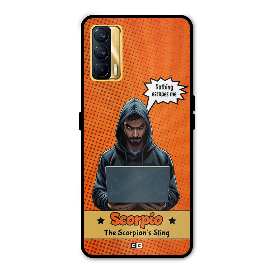 Scorpio Warning Metal Back Case for Realme X7