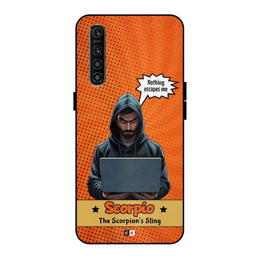 Scorpio Warning Metal Back Case for Realme XT