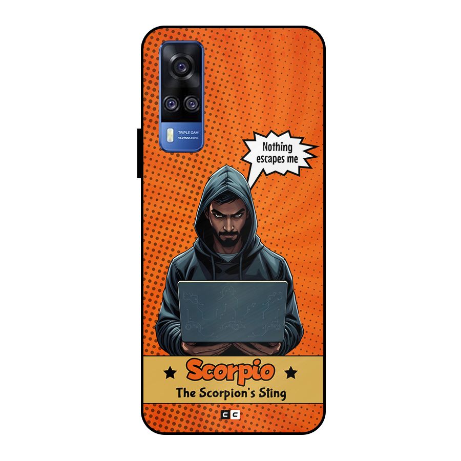 Scorpio Warning Metal Back Case for Vivo Y51