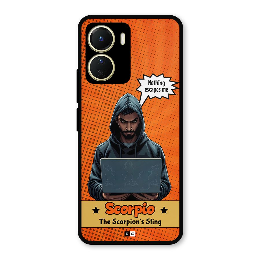 Scorpio Warning Metal Back Case for Vivo Y56