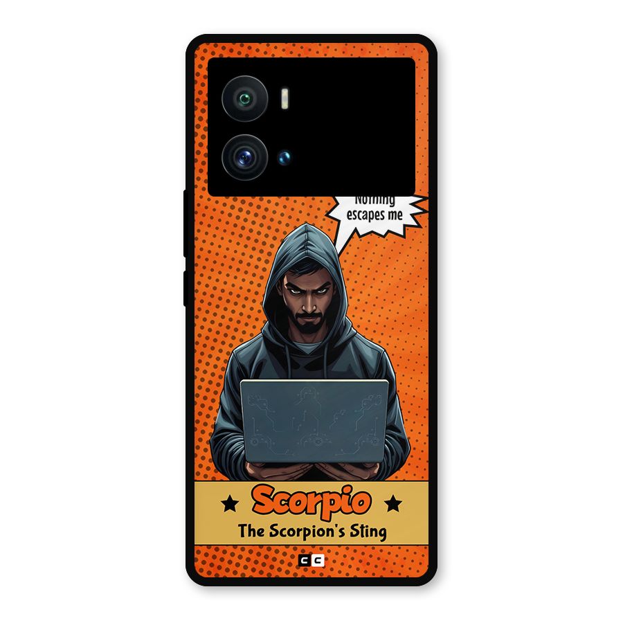 Scorpio Warning Metal Back Case for iQOO 9 Pro