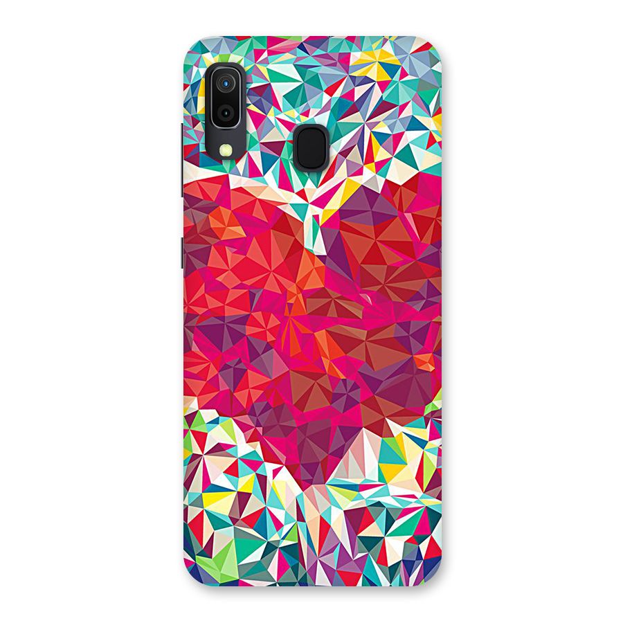 Scrumbled Heart Back Case for Galaxy A20