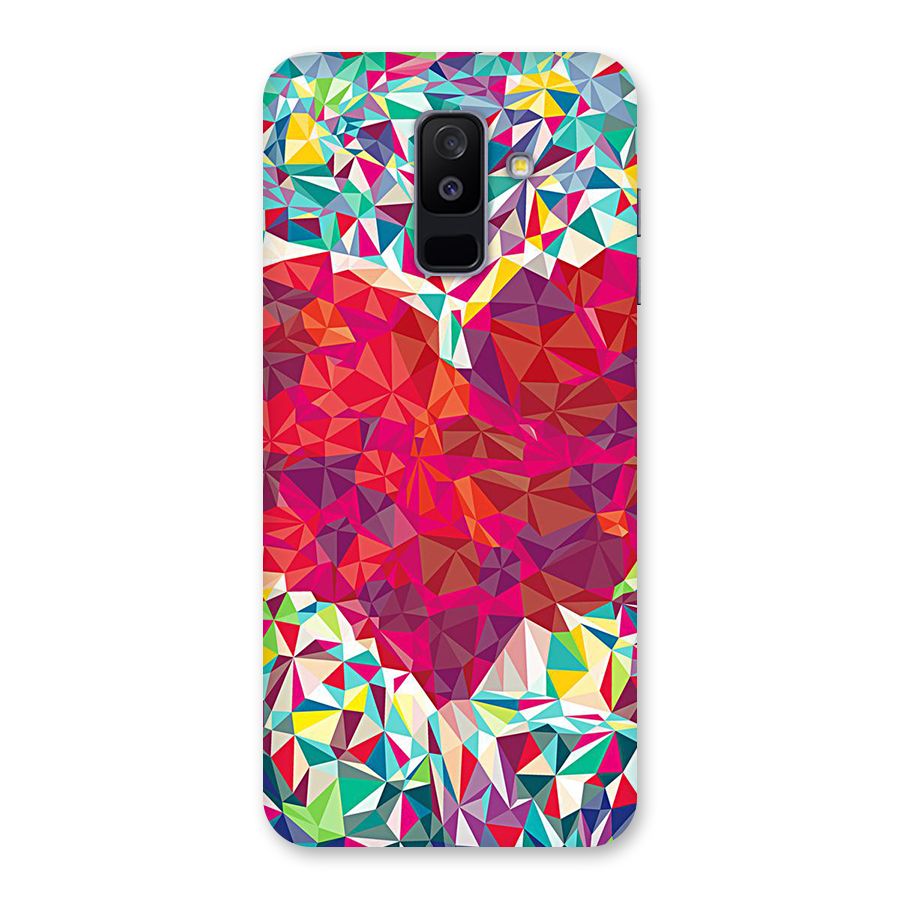 Scrumbled Heart Back Case for Galaxy A6 Plus