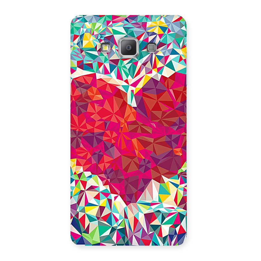 Scrumbled Heart Back Case for Galaxy A7