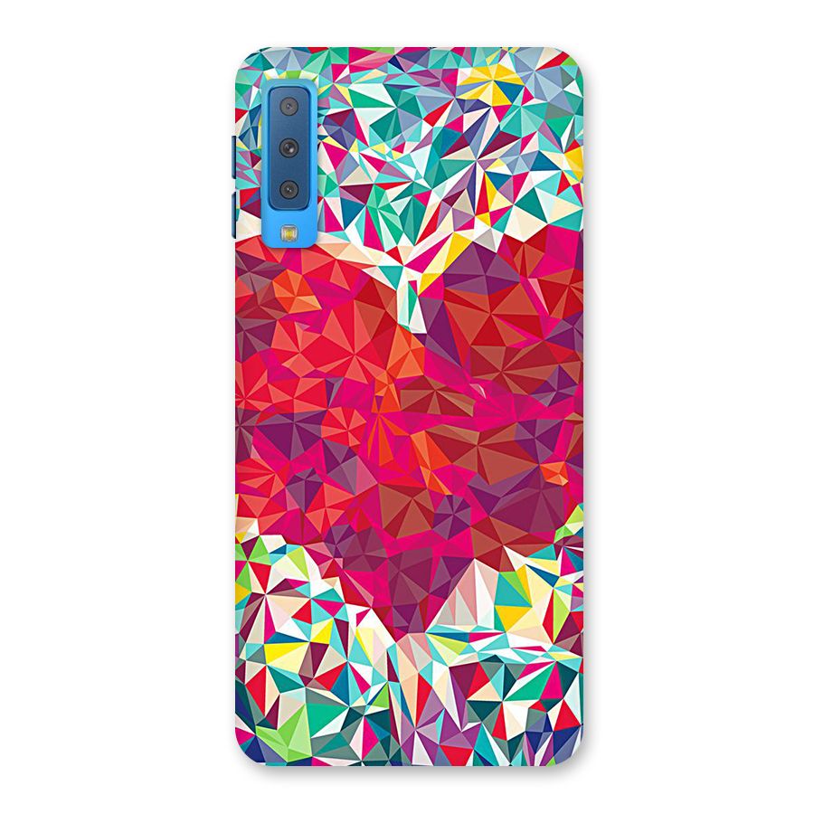Scrumbled Heart Back Case for Galaxy A7 (2018)
