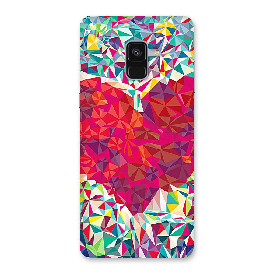 Scrumbled Heart Back Case for Galaxy A8 Plus