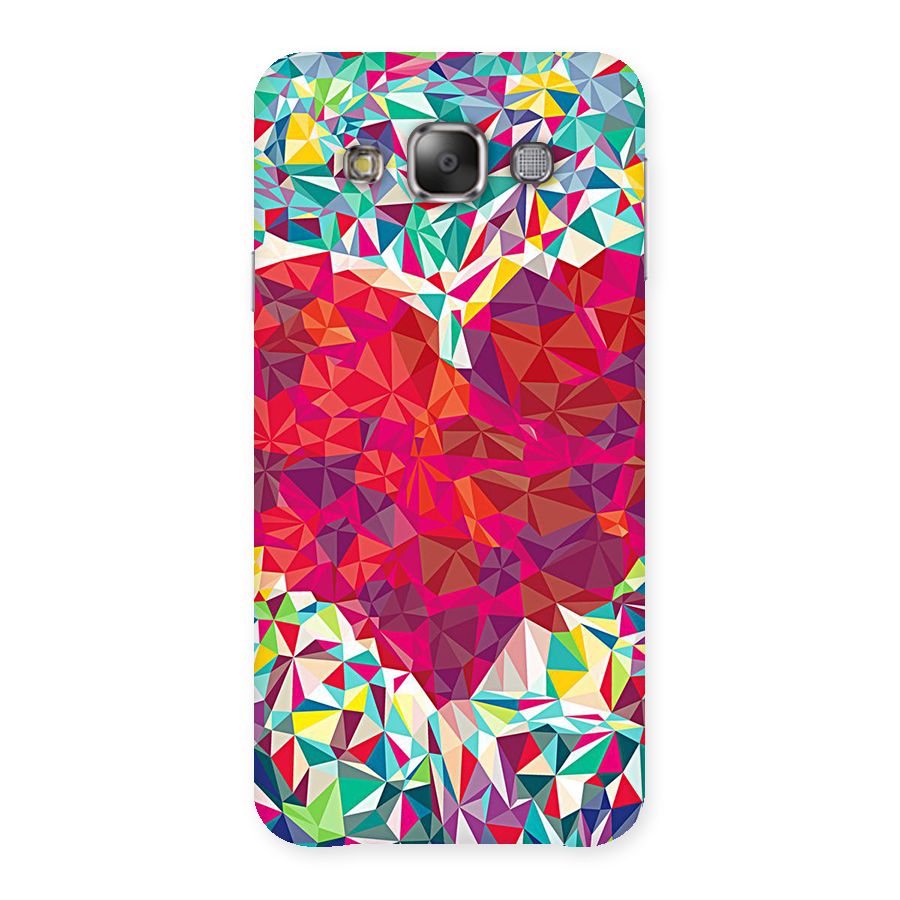Scrumbled Heart Back Case for Galaxy E7