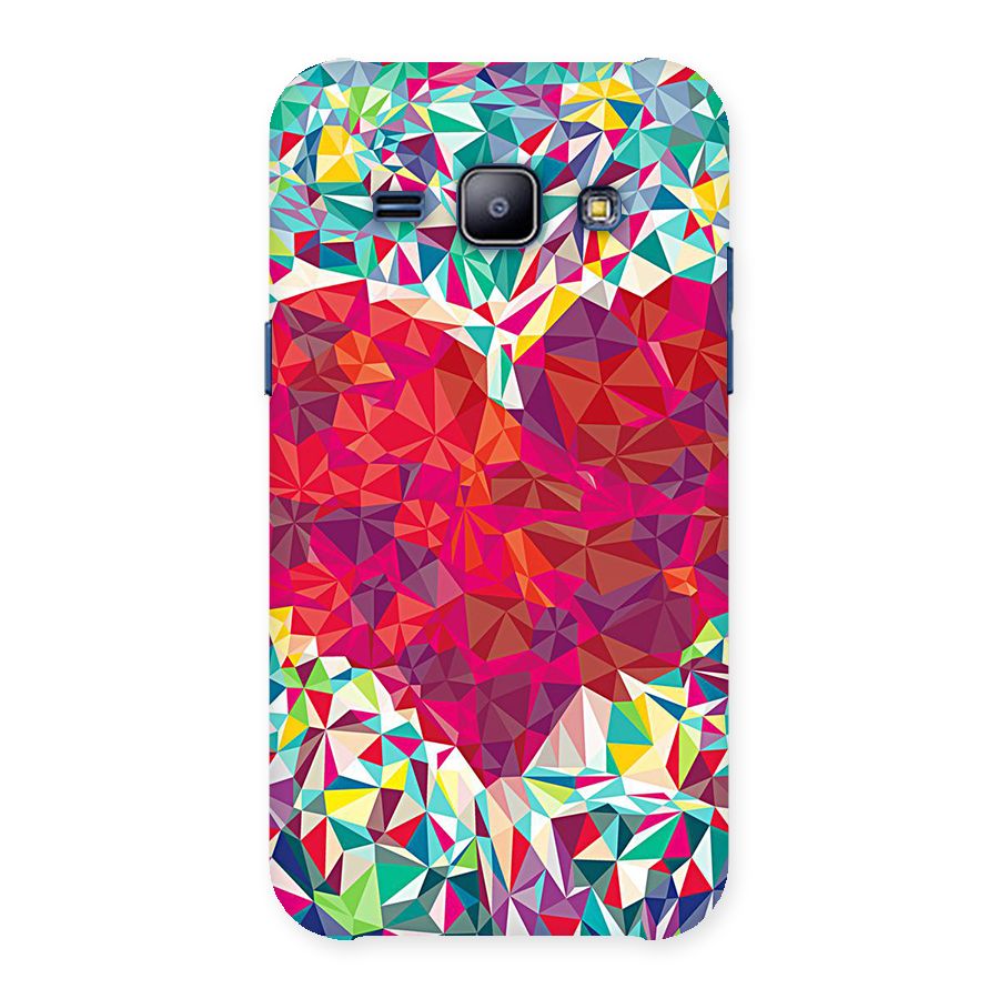 Scrumbled Heart Back Case for Galaxy J1