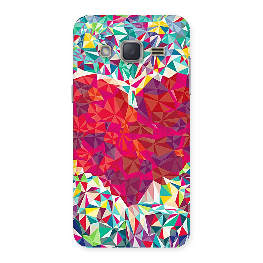 Scrumbled Heart Back Case for Galaxy J2