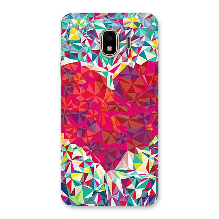 Scrumbled Heart Back Case for Galaxy J4
