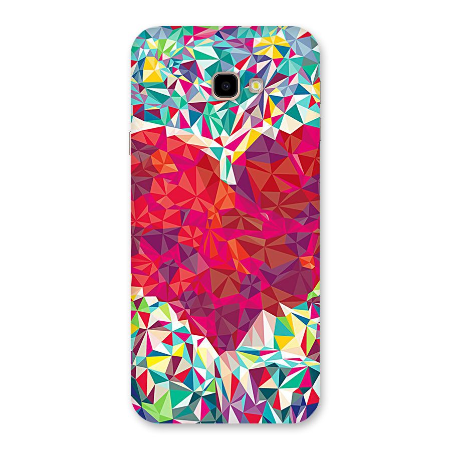 Scrumbled Heart Back Case for Galaxy J4 Plus