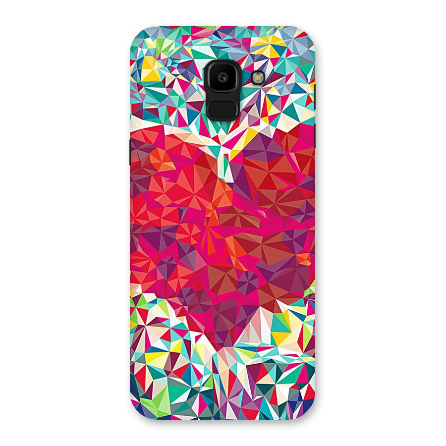 Scrumbled Heart Back Case for Galaxy J6