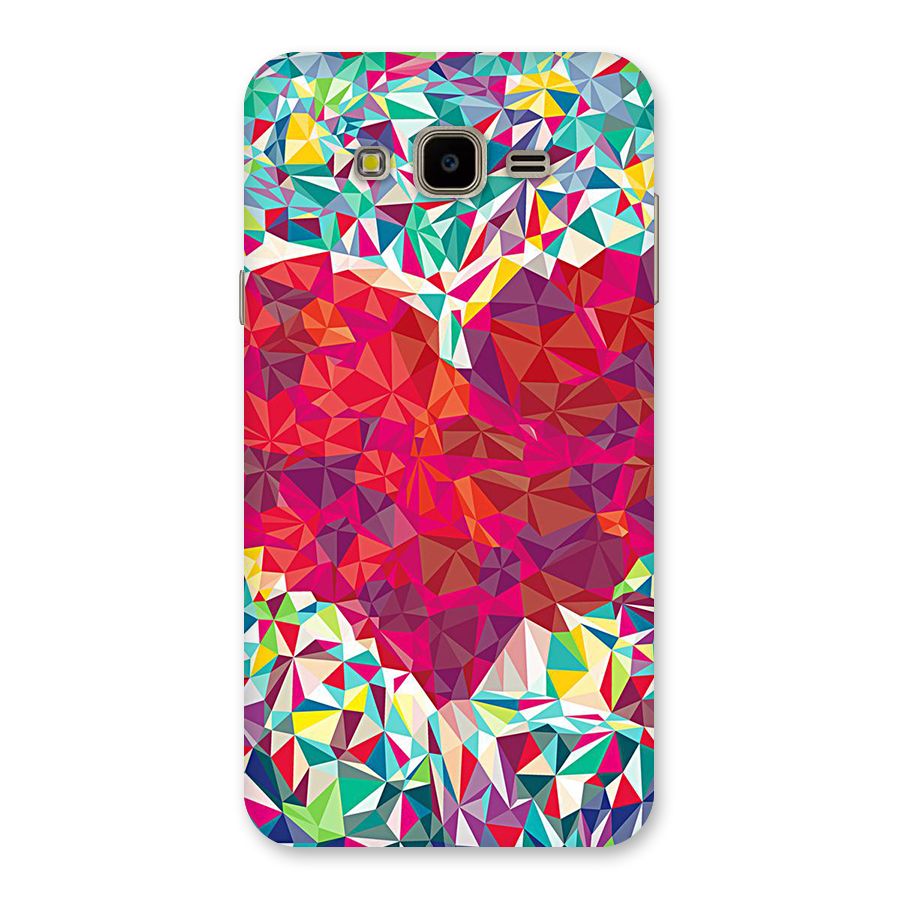 Scrumbled Heart Back Case for Galaxy J7 Nxt