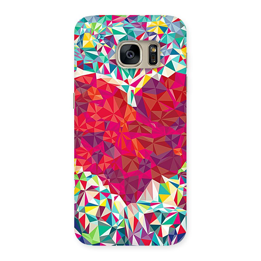 Scrumbled Heart Back Case for Galaxy S7