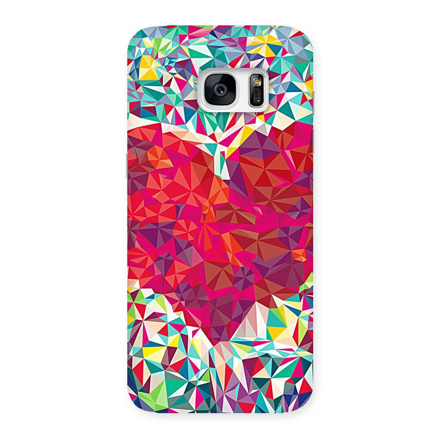 Scrumbled Heart Back Case for Galaxy S7 Edge