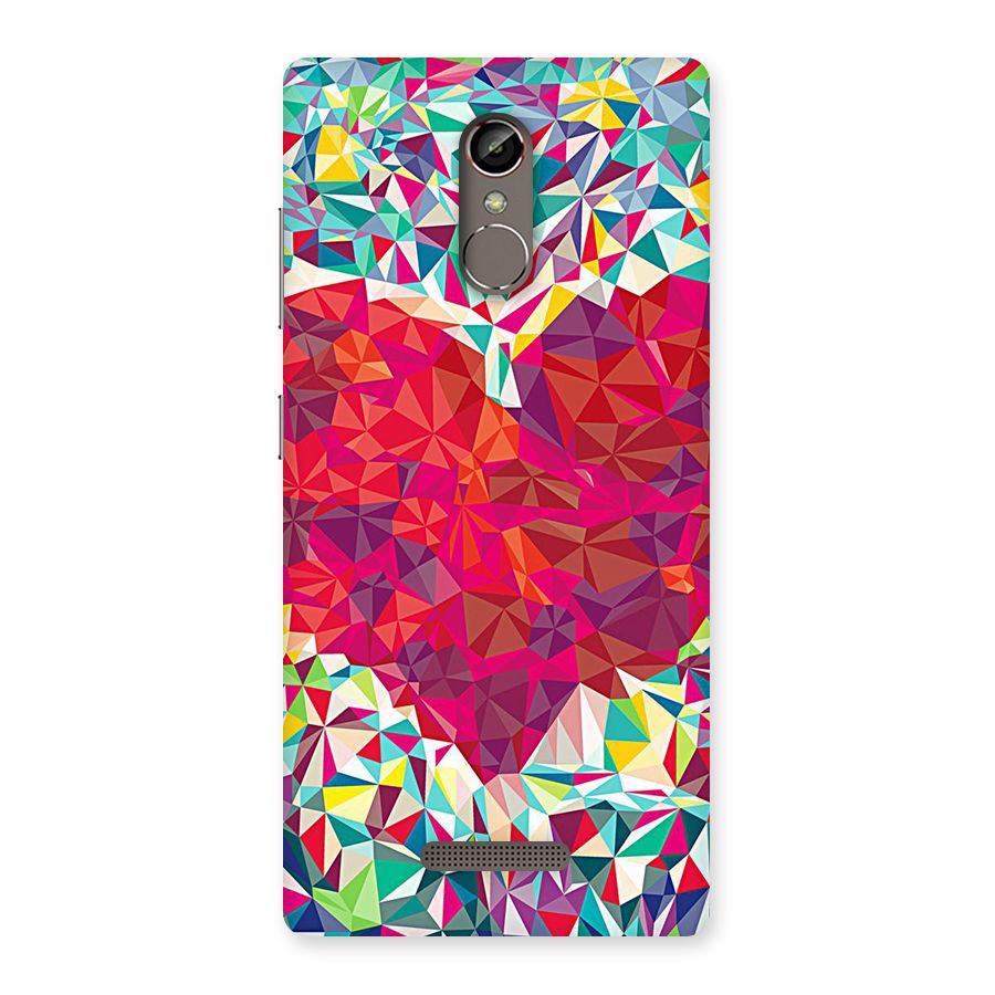 Scrumbled Heart Back Case for Gionee S6s