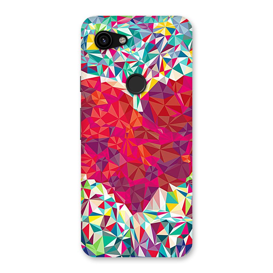Scrumbled Heart Back Case for Google Pixel 3a
