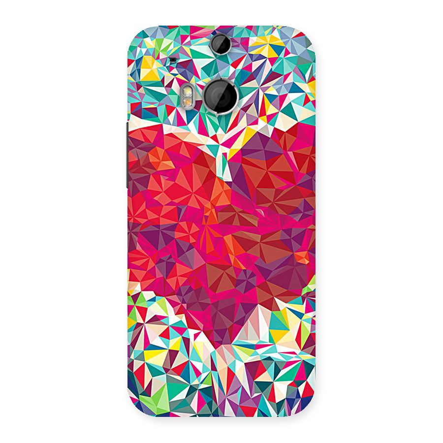 Scrumbled Heart Back Case for HTC One M8
