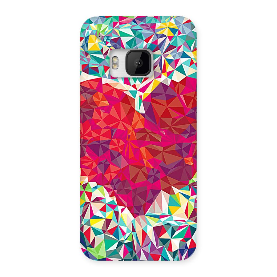 Scrumbled Heart Back Case for HTC One M9