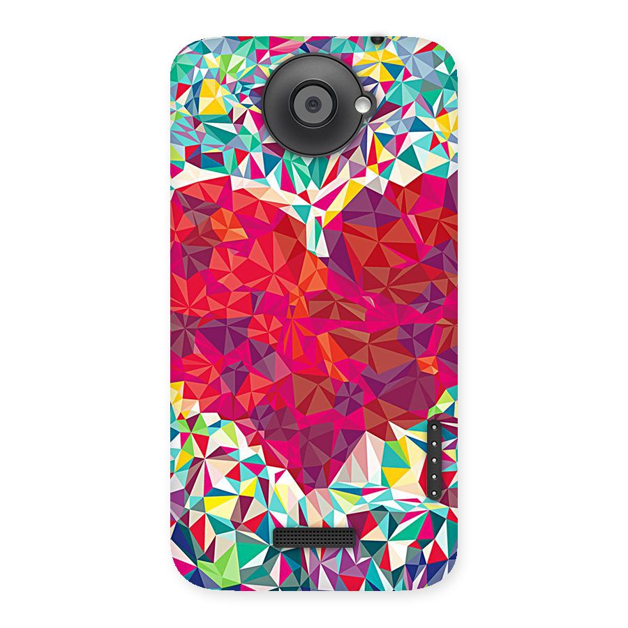 Scrumbled Heart Back Case for HTC One X