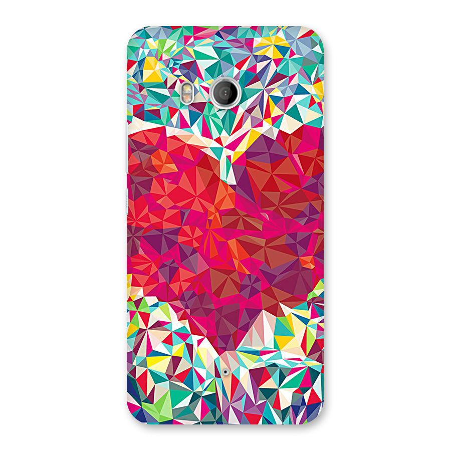 Scrumbled Heart Back Case for HTC U11