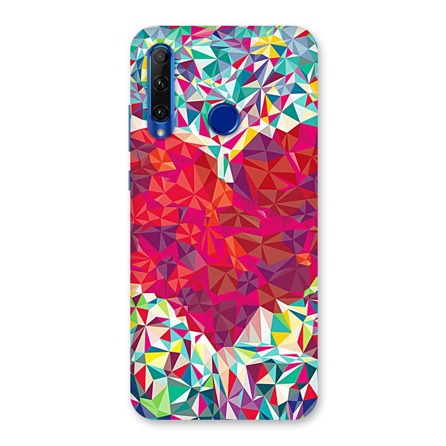 Scrumbled Heart Back Case for Honor 20i