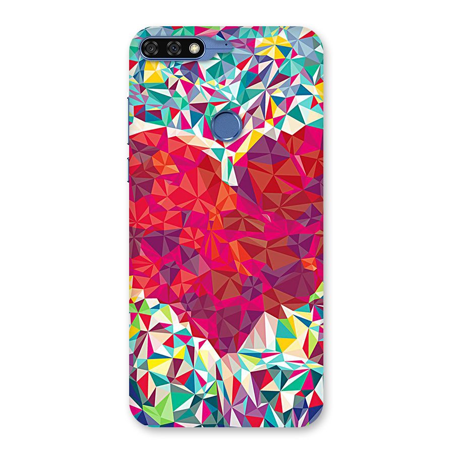 Scrumbled Heart Back Case for Honor 7C