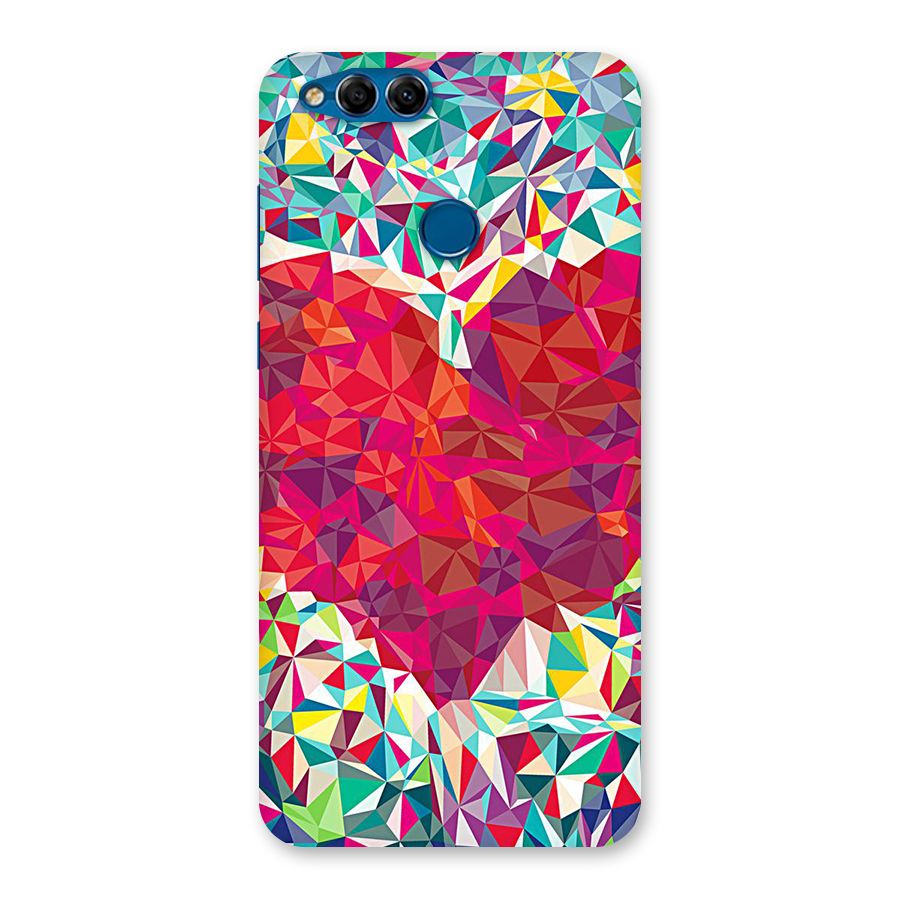 Scrumbled Heart Back Case for Honor 7X