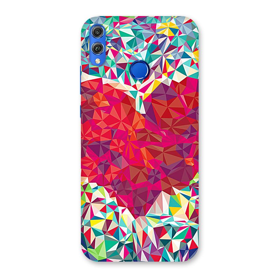 Scrumbled Heart Back Case for Honor 8X