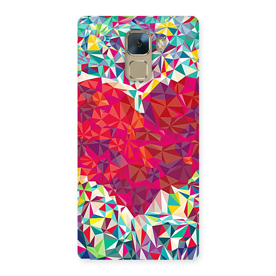 Scrumbled Heart Back Case for Huawei Honor 7