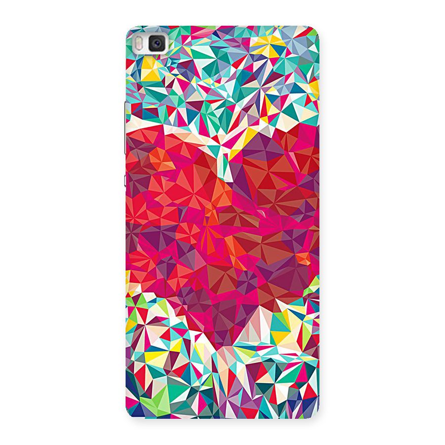 Scrumbled Heart Back Case for Huawei P8