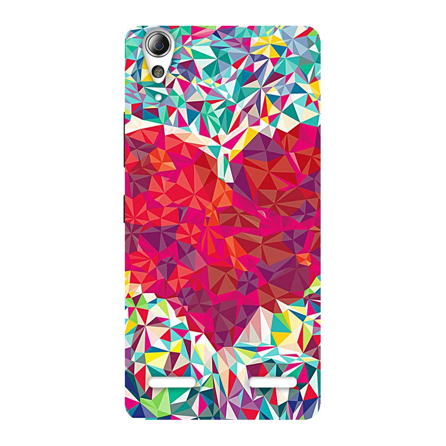 Scrumbled Heart Back Case for Lenovo A6000 Plus
