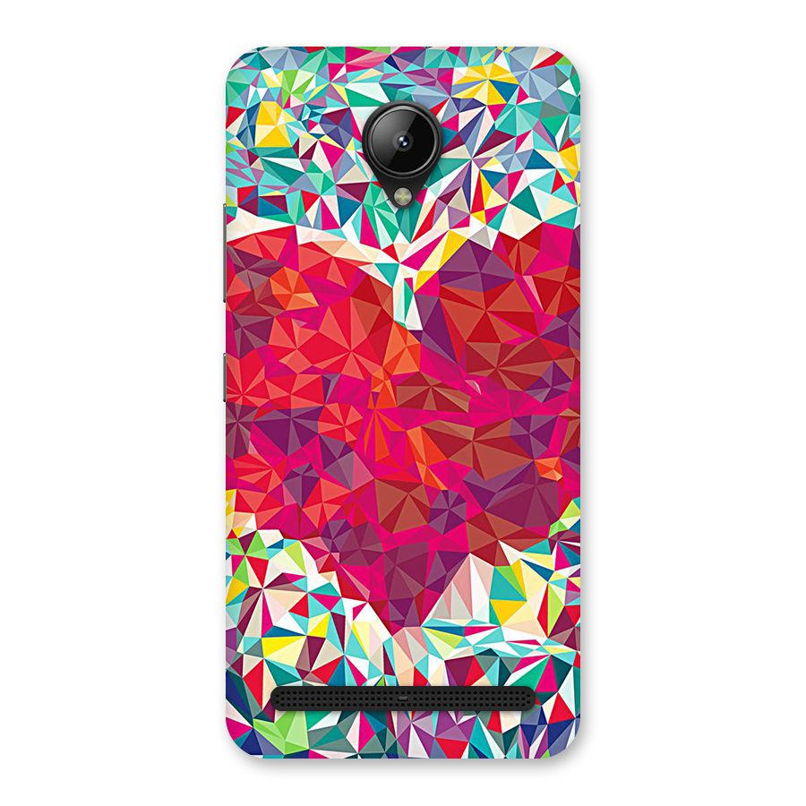 Scrumbled Heart Back Case for Lenovo C2