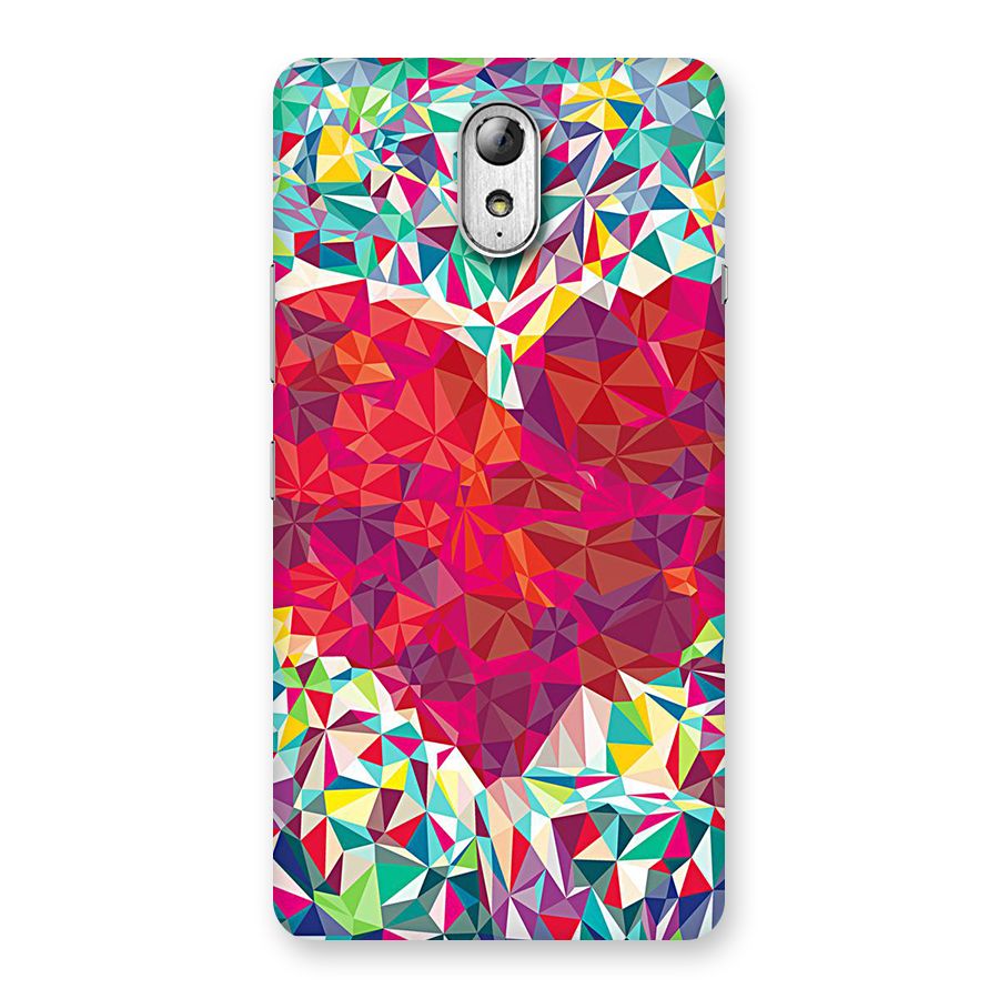 Scrumbled Heart Back Case for Lenovo Vibe P1M