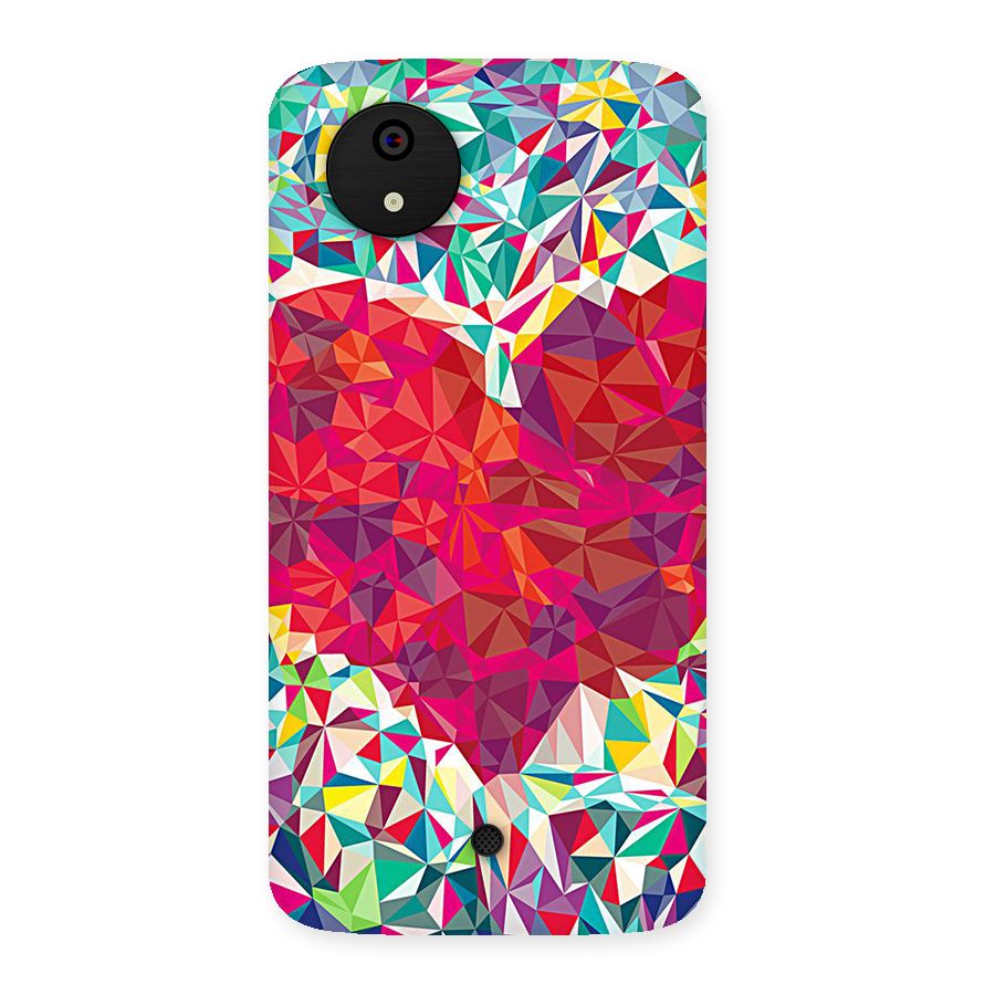 Scrumbled Heart Back Case for Micromax Canvas A1