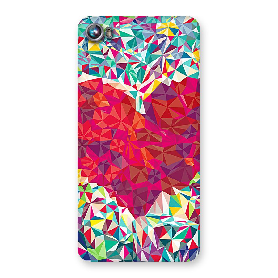 Scrumbled Heart Back Case for Micromax Canvas Fire 4 A107