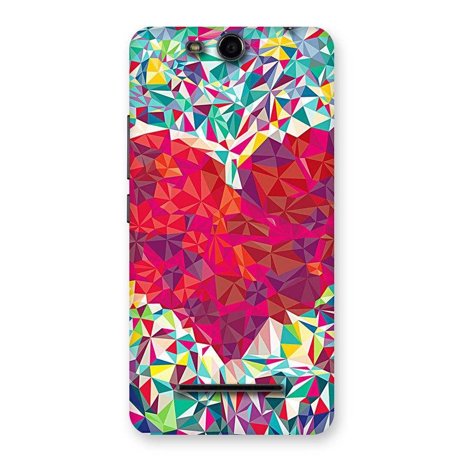 Scrumbled Heart Back Case for Micromax Canvas Juice 3 Q392