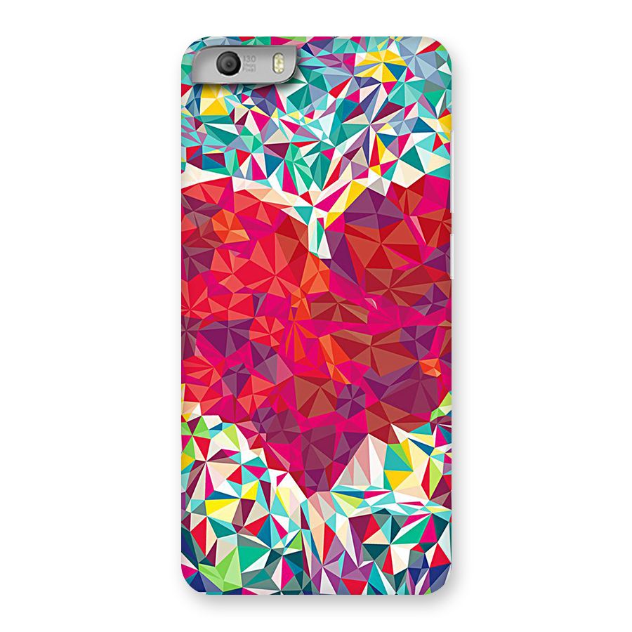 Scrumbled Heart Back Case for Micromax Canvas Knight 2