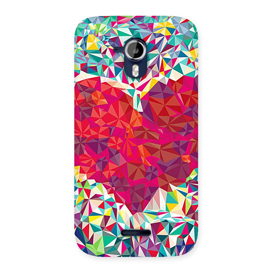 Scrumbled Heart Back Case for Micromax Canvas Magnus A117