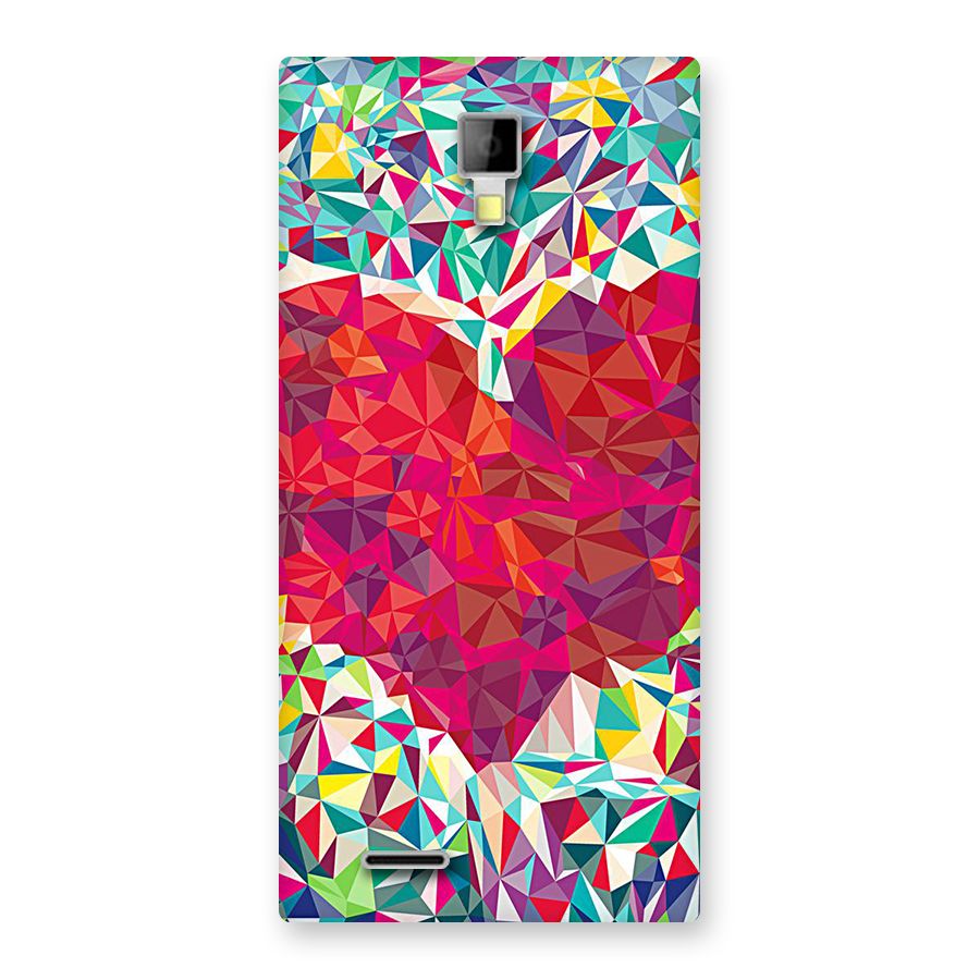 Scrumbled Heart Back Case for Micromax Canvas Xpress A99