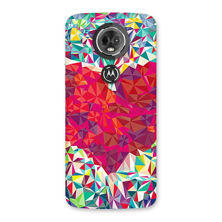 Scrumbled Heart Back Case for Moto E5 Plus
