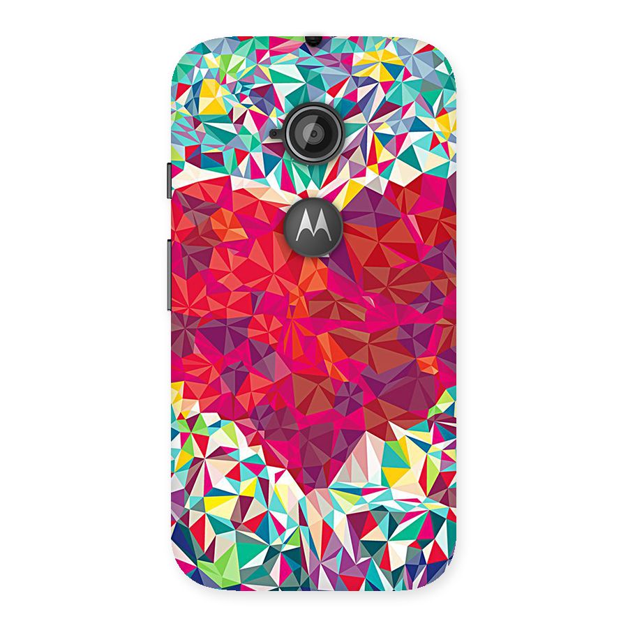 Scrumbled Heart Back Case for Moto E 2nd Gen