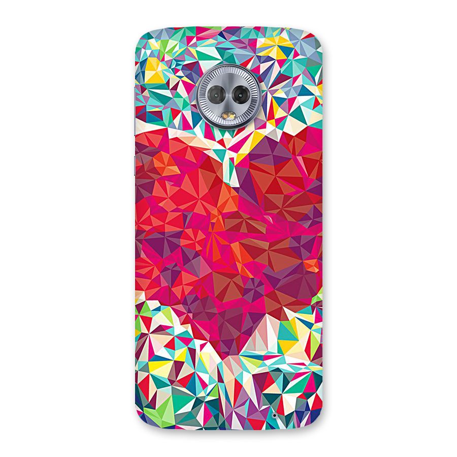Scrumbled Heart Back Case for Moto G6 Plus
