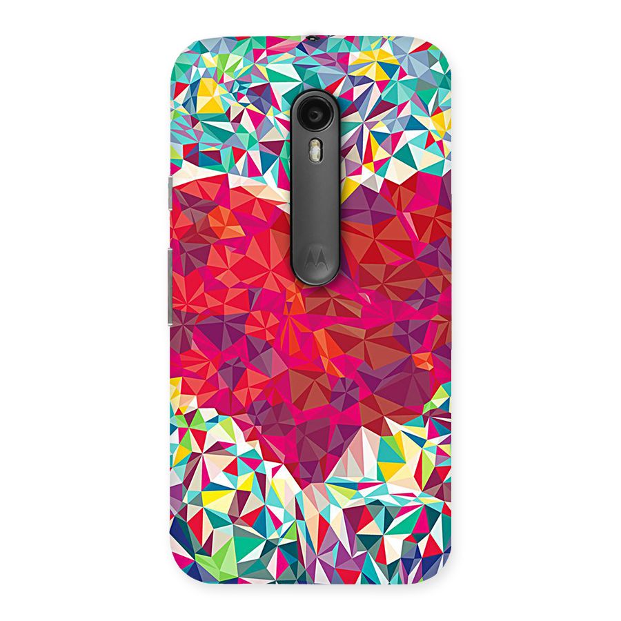 Scrumbled Heart Back Case for Moto G Turbo