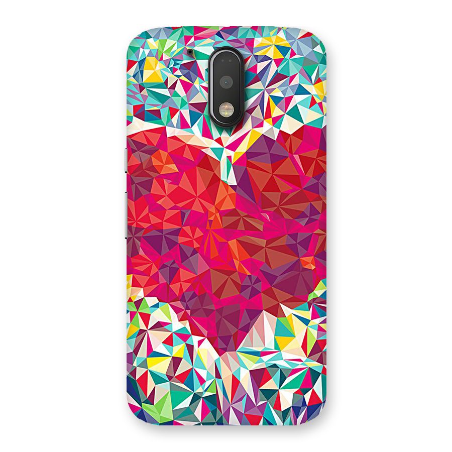 Scrumbled Heart Back Case for Motorola Moto G4 Plus