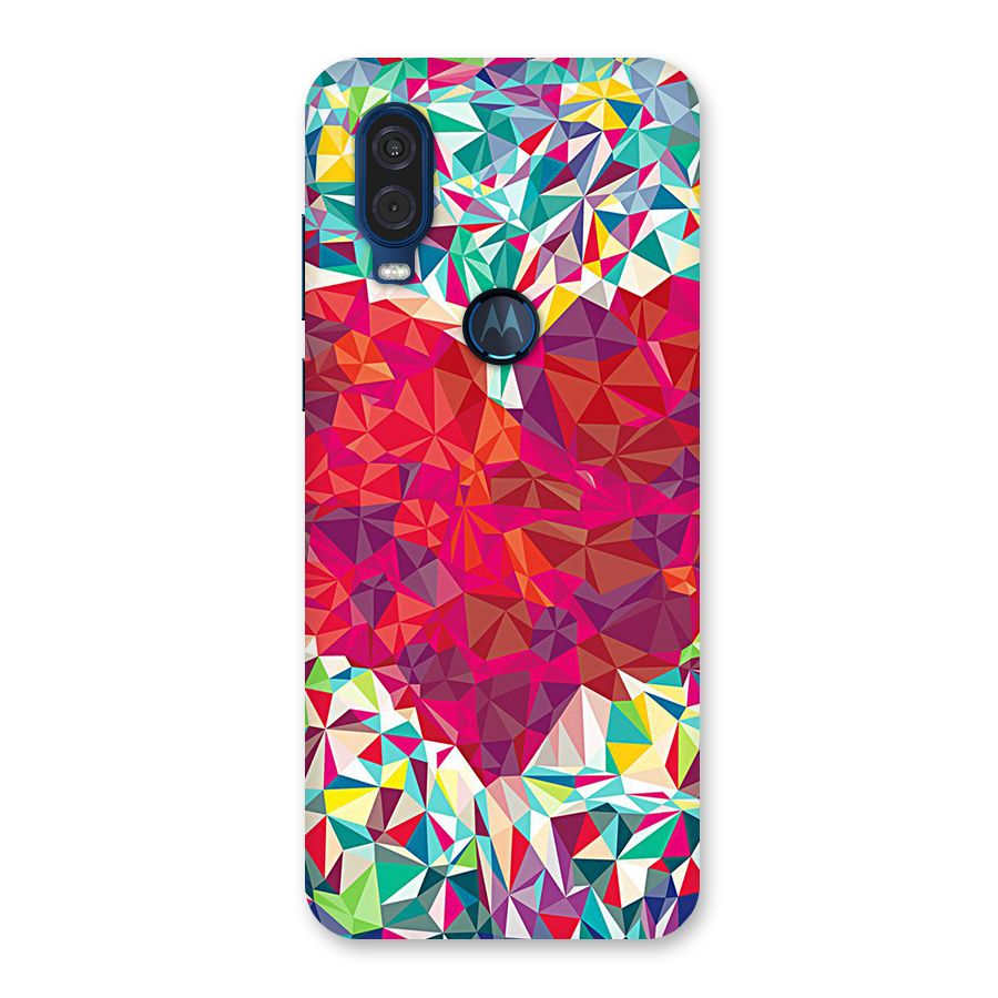 Scrumbled Heart Back Case for Motorola One Vision