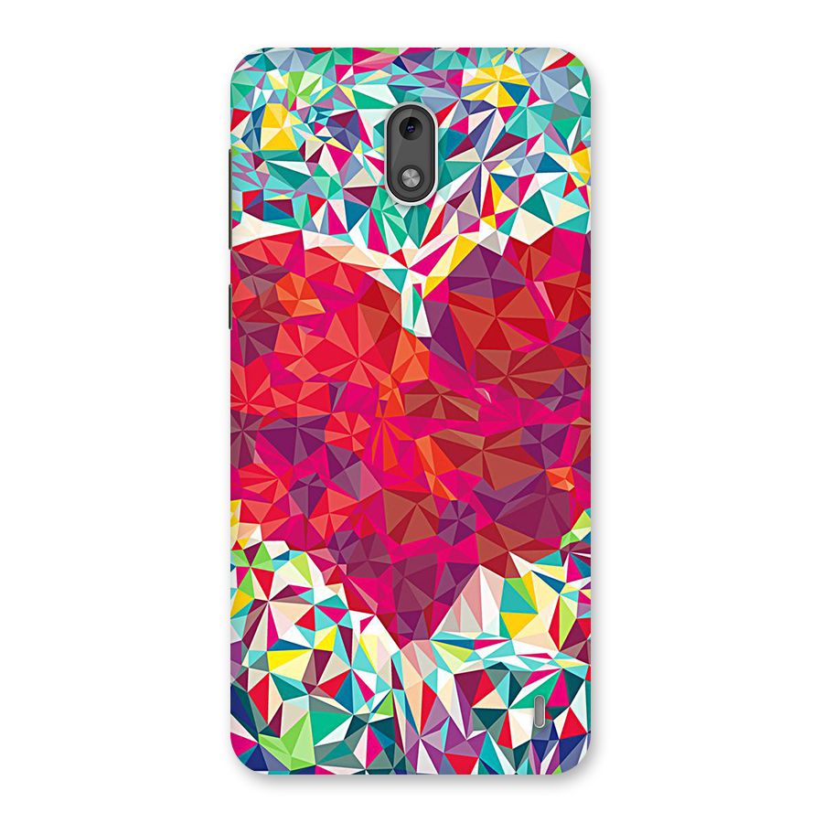 Scrumbled Heart Back Case for Nokia 2