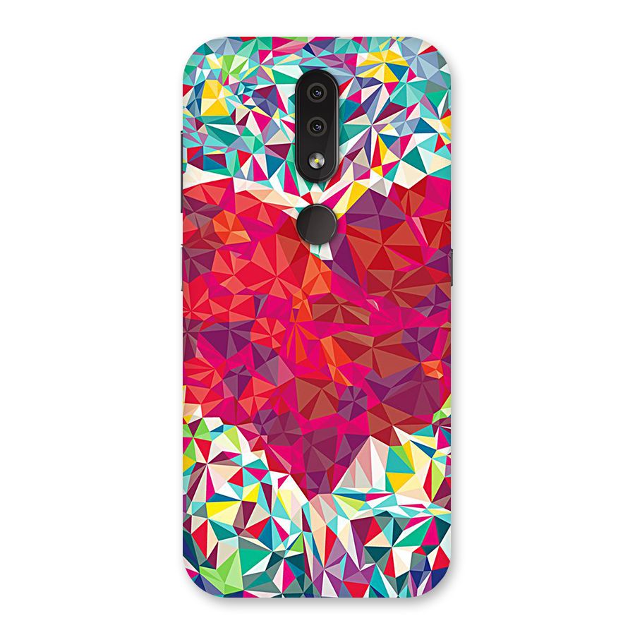 Scrumbled Heart Back Case for Nokia 4.2